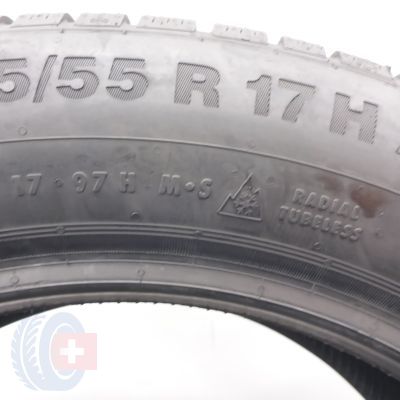 3. 225 55 17 1x CONTINENTAL 225/55 R17 97H RunFlat BMW MOE WinterContact TS850P Winterreifen 2022 VOLL