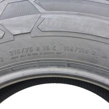 6. 4 x CONTINENTAL 215/75 R16C 116/114R VanContact Winter Winterreifen 2021, 2022 WIE NEU 8,8-9,5mm