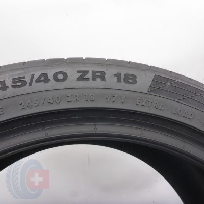 3. 245 40 18 1x CONTINENTAL 245/40 R18 97Y XL MO ContiSportContact 5P Sommerreifen 2024 6,2mm