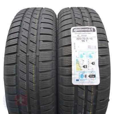 205 70 15 2x CONTINENTAL 205/70 R15 96T ContiCrossContact Winter Winterreifen 2016 UNGEBRAUCHT