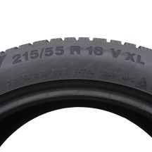 5. 215 55 18 2x CONTINENTAL 215/55 R18 99V XL WinterContact TS850P Winterreifen 6,8mm 2021 Wie Neu