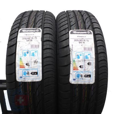 4. 205/65 R15 4x BARUM 94H Bravuris 2 Sommerreifen 2016 UNGEBRAUCHTE