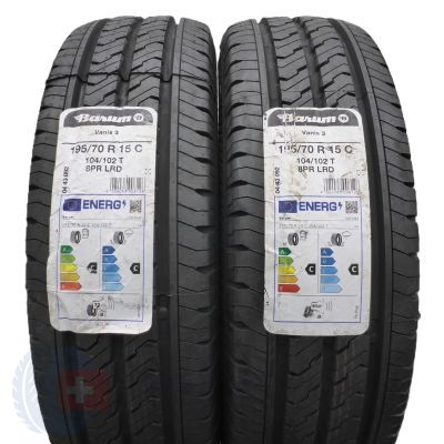 4. 195 70 15C 4x BARUM 195/70 R15C 104/102T Vanis3 Sommerreifen 2023 WIE NEU VOLL