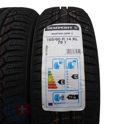 3. 165 60 14 4x SEMPERIT 165/60 R14 79T Master-Grip 2 Winterreifen 2020 WIE NEU VOLL