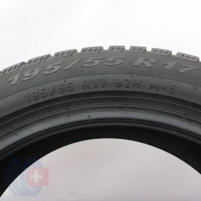 6. 195 55 17 4x PIRELLI 195/55 R17 92H XL Snowcontrol Winter 210 Serie 3 BMW Winterreifen 2016, 2017, 2021, 2022 7,2-8mm
