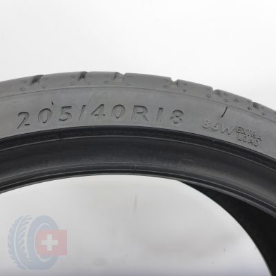 2. 205 40 18 1x DUNLOP 205/40 R18 86W XL SportMaxx RT RunFlat BMW Sommerreifen 2017 6,2mm