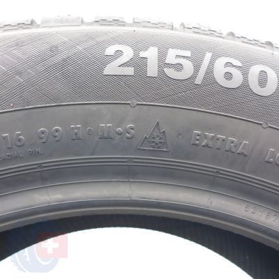 6. 215 60 R16 1x CONTINENTAL 215/60 R16 99H XL ContiWinterContact TS 830 P Winterreifen 2020 Ungebraucht  