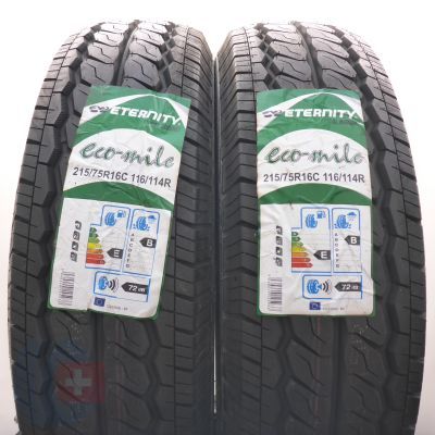 4. 215 75 16C 4x ETERNITY 215/75 R16C 116/114R Eco-Mile Sommerreifen 2016 Ungebraucht   
