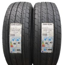 4. 4 x DAYTON 225/65 R16C 112/110R VAN Sommerreifen 2018 VOLL Wie Neu