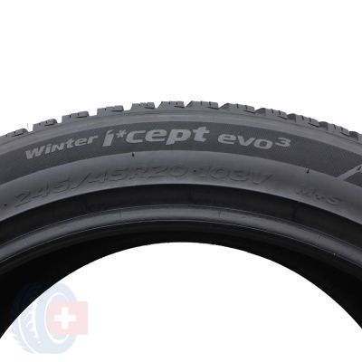 5. 245 45 20 HANKOOK 245/45 R20 103V XL Winter I*cept evo 3 W330 Winterreifen 2020 7-8mm Wie Neu