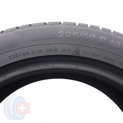 5. 225 50 18 2x CONTINENTAL 225/50 R18 99H  XL ContiWinterContact TS830P AO Winterreifen 2022 7,8mm