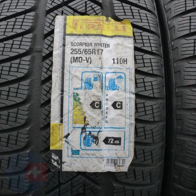 3. 255 65 17 4x PIRELLI 255/65 R17 110H Scorpion Winter MO-V Winterreifen 2018 WIE NEU VOLL