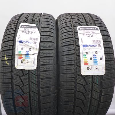 5. 225 45 17 4x CONTINENTAL 225/45 R17 91H WinterContact TS860S RunFlat BMW Winterreifen 2022 WIE NEU VOLL