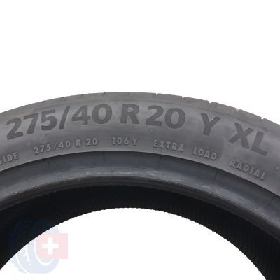 4. 275 40 20 2x CONTINENTAL 275/40 R20 106Y XL PremiumContact 6 Sommerreifen 2019 VOLL Wie Neu