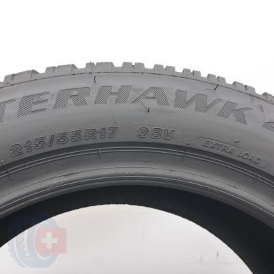 5. 215 55 17 2x FIRESTONE 215/55 R17 98V XL Winterhawk 4 Winterreifen 2026 8,8mm WIE NEU