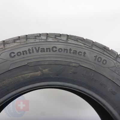 6. 205 75 16C 2x CONTINENTAL 205/75 R16C 113/111R ContiVanContact 100 Sommerreifen 2022 VOLL