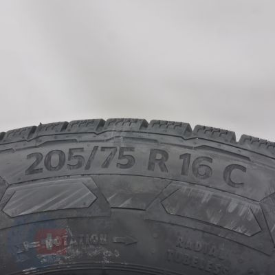 7. 205 75 16C 2x CONTINENTAL 205/75 R16C 110/108R VanContact Winter Winterreifen 2022 VOLL