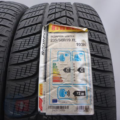 2. 235 50 19 4 x PIRELLI 235/50 R19 103H XL Scorpion Winter Winterreifen 2018/19 Ungebraucht   