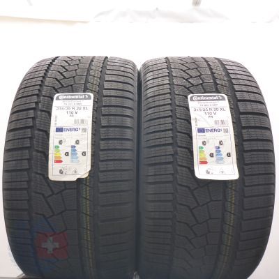 315 35 20 2x CONTINENTAL 315/35 R20 110V XL WinterContact TS 860 S RFT Winterreifen 2021 Ungebraucht  
