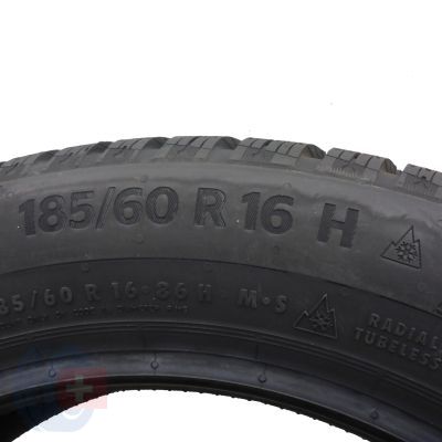 6. 4 x CONTINENTAL 185/60 R16 86H WinterContact TS860 Wintereifen 2019, 2020 WIE NEU VOLL