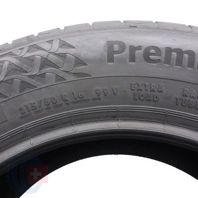 6. 215 60 16 4x CONTINENTAL 215/60 R16 99V XL PremiumContact 7 Sommerreifen 2023 WIE NEU VOLL