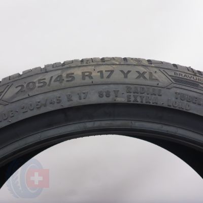 6. 205 45 17 4x BARUM 205/45 R17 88Y XL Bravuris 5 Sommerreifen 2024 VOLL WIE NEU