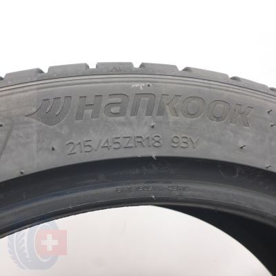 5. 215 45 18 2x HANKOOK 215/45 R18 93Y XL Ventus Evo Sommerreifen 2025 Ungebraucht  