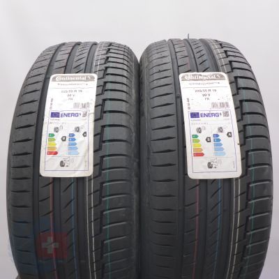 3. 225 55 19 4x CONTINENTAL 225/55 R19 99V PremiumContact 6 Sommerreifen 2024 VOLL WIE NEU 