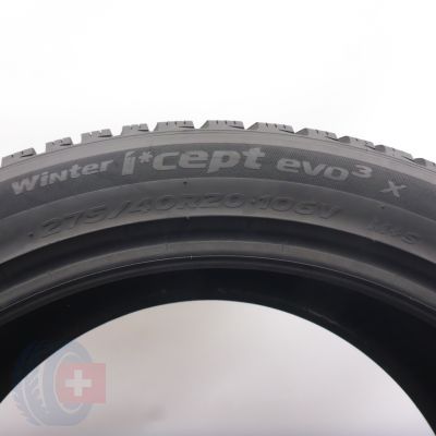 5. 275 40 20 2x HANKOOK 275/40 R20 106V XL Winter I Cept evo3 W330A Winterreifen 2022 7,8-8mm 5. 275 40 20 2x HANKOOK 275/40 R20 106V XL Winter I Cept evo3 W330A Winterreifen 2022 7,8-8mm