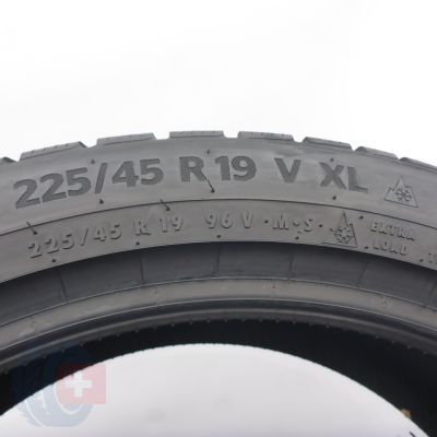 4.  225 45 19 1x CONTINENTAL 225/45 R19 95V XL WinterContact TS 870 P Winterreifen 2022 7,8mm