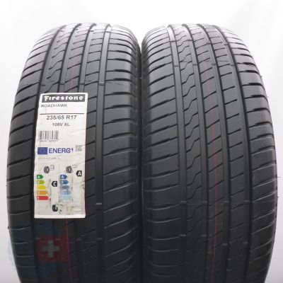 235 65 17 2x FIRESTONE 235/65 R17 108V XL Roadhawk Sommerreifen 2023 VOLL WIE NEU