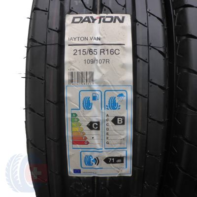 4. 4 x DAYTON 215/65 R16 C 109/107R VAN Sommerreifen  2018 VOLL WIE NEU 