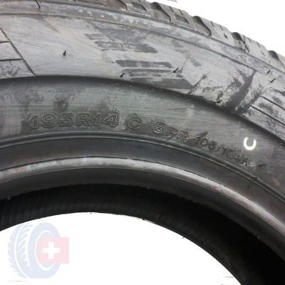 6. 4 x BRIDGESTONE 195/80 R14 C 106/104R Duravis R630 Sommerreifen  2017 VOLL WIE NEU