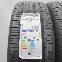 2. 215 50 19 2x CONTINENTAL 215/50 R19 93T EcoContact 6 SEAL Sommerreifen 2023 VOLL WIE NEU 