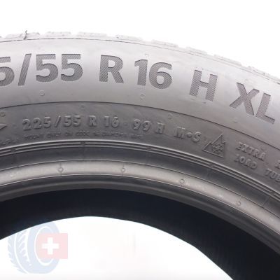 3. 225 55 16 1x CONTINENTAL 225/55 R16 99H XL WinterContact TS870P Winterreifen 2024 8,8mm