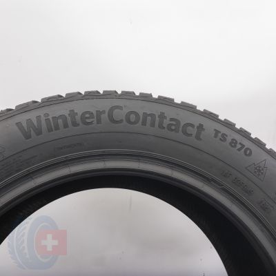 5. 205 55 16 1x CONTINENTAL 205/55 R16 91T WinterContact Ts870 Winterreifen 2021 8mm