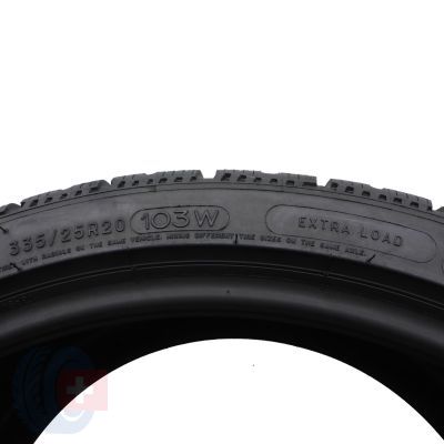 6. 335 25 R20 2 x MICHELIN 335/25 R20 103W XL Pilot Alpin PA4 Winterreifen 2019 VOLL WIE NEU