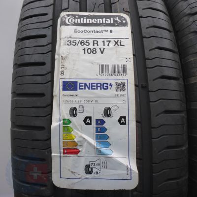 3. 235 65 17 4x CONTINENTAL 235/65 R17 108V XL EcoContact6 Sommerreifen 2021 VOLL