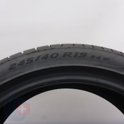 5. 245 40 19 2x PIRELLI 245/40 R19 94W P Zero Sommereifen 2024 VOLL WIE NEU 