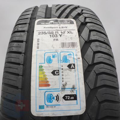  235 55 17 1x UNIROYAL 235/55 R17 103Y Rain Sport 3 SUV Sommerreifen 2018 VOLL Ungebraucht   