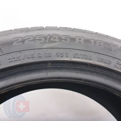 7. 225 45 18 4x CONTINENTAL 225/45 R18 95Y XL ContiSportContact 5 M0E RFT Sommerreifen 2022 Ungebraucht   