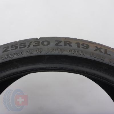 5. 255 30 19 2x CONTINENTAL 255/30 R19 91Y XL SportContact7 Sommerreifen 2021 WIE NEU VOLL