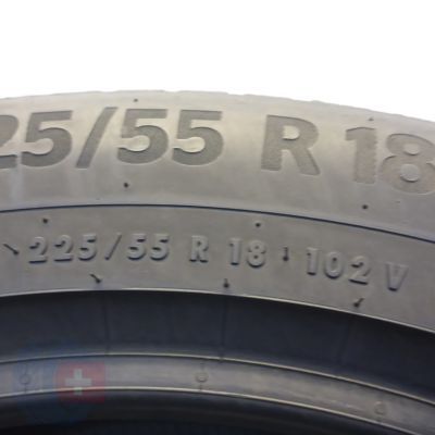6. 225/55 R18 2x CONTINENTAL102V WinterContact TS 870 P Winterreifen 2022 7,2-6,8mm