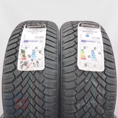 205 50 16 2x CONTINENTAL 205/50 R16  87H WinterContact TS 860 Winterreifen 2022 VOLL 