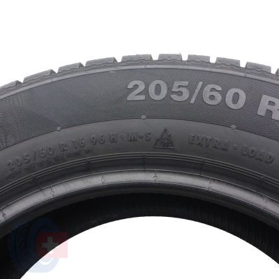 3. 205 60 16 1x CONTINENTAL 205/60 R16 96H XL ContiWinterContact TS830P Winterreifen 8,2mm 2023 Wie Neu