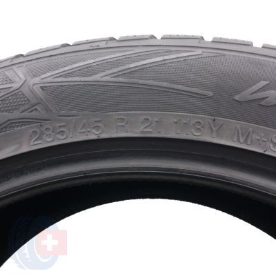 6. 285 45 21 4x VREDESTEIN 285/45 R21 113Y XL Wintrac Pro Winterreifen 7,9-8mm 2022 Wie Neu