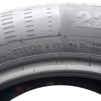 5. 225 50 17 4x CONTINENTAL 225/50 R17 94V ContiEcoContact5 Sommerreifen 2015 7,5-7,8mm