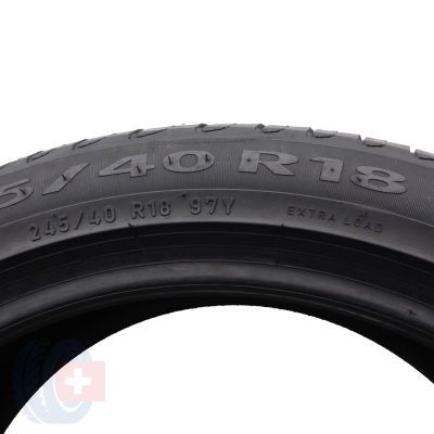 4. 245 40 18 2x PIRELLI 245/40 R18 97Y XL Cinturato P7 Blue Sommerreifen 5,8-6,5mm 2015