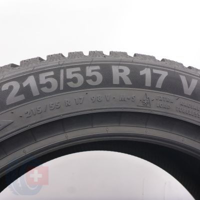 7.  215 55 17 4x SEMPERIT 215/55 R17 98V XL Speed-Grip 5 Winterreifen 2025 VOLL WIE NEU 