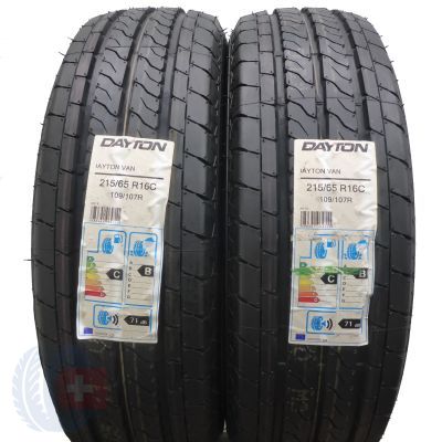 3. 4 x DAYTON 215/65 R16C 109/107R Van Sommerreifen 2018 WIE NEU VOLL